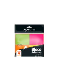 BLOCO ADESIVO RECADO NEON 38X50 C/4BL.100FLS 91115